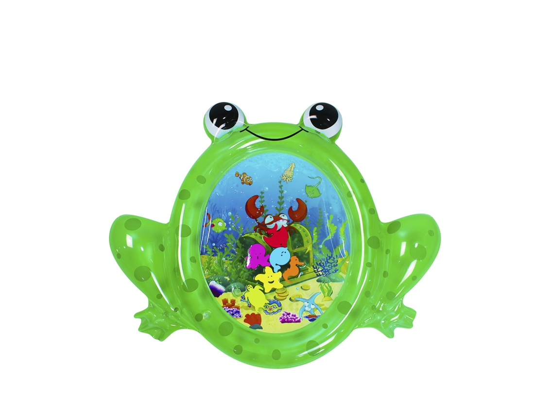 Colchón inflable con forma de rana y diseño de submarino. 83x70cm. Presa