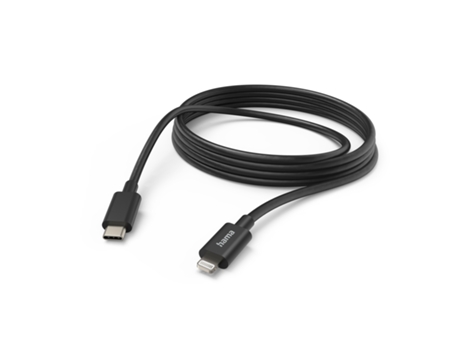 Cable Lightning HAMA Negro