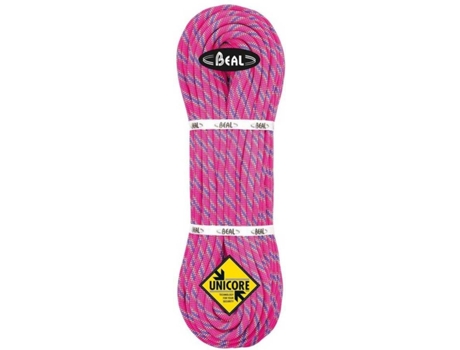 Cuerda De Escalada BEAL Cordas Tiger Dry Cover (Rosa - 70 m)