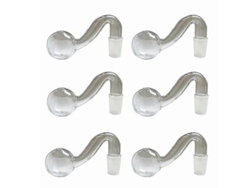 6 Quemadores De Lámparas De Aceite, Embudo De Vidrio Para Experimentos Científicos Y De Laboratorio (14 Mm)