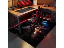 Alfombrilla protectora antideslizante para silla de oficina, 60 x 90 cm, de madera, para juegos, oficina y otros usos.