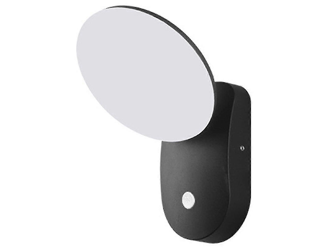 Omni-lámpara De Pared Led Exterior Con Sensor Para Patio Puerta Ip65 Impermeable Luz Blanca Cálida Material Aluminio