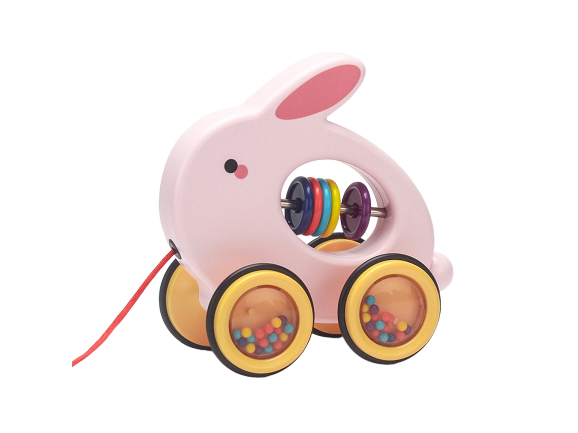 Dan26-juguete De Tracción Para Niños Con Animales Bonitos, Juguete De Tracción Rodante, Regalo De Cumpleaños Para Niños Y Niñas
