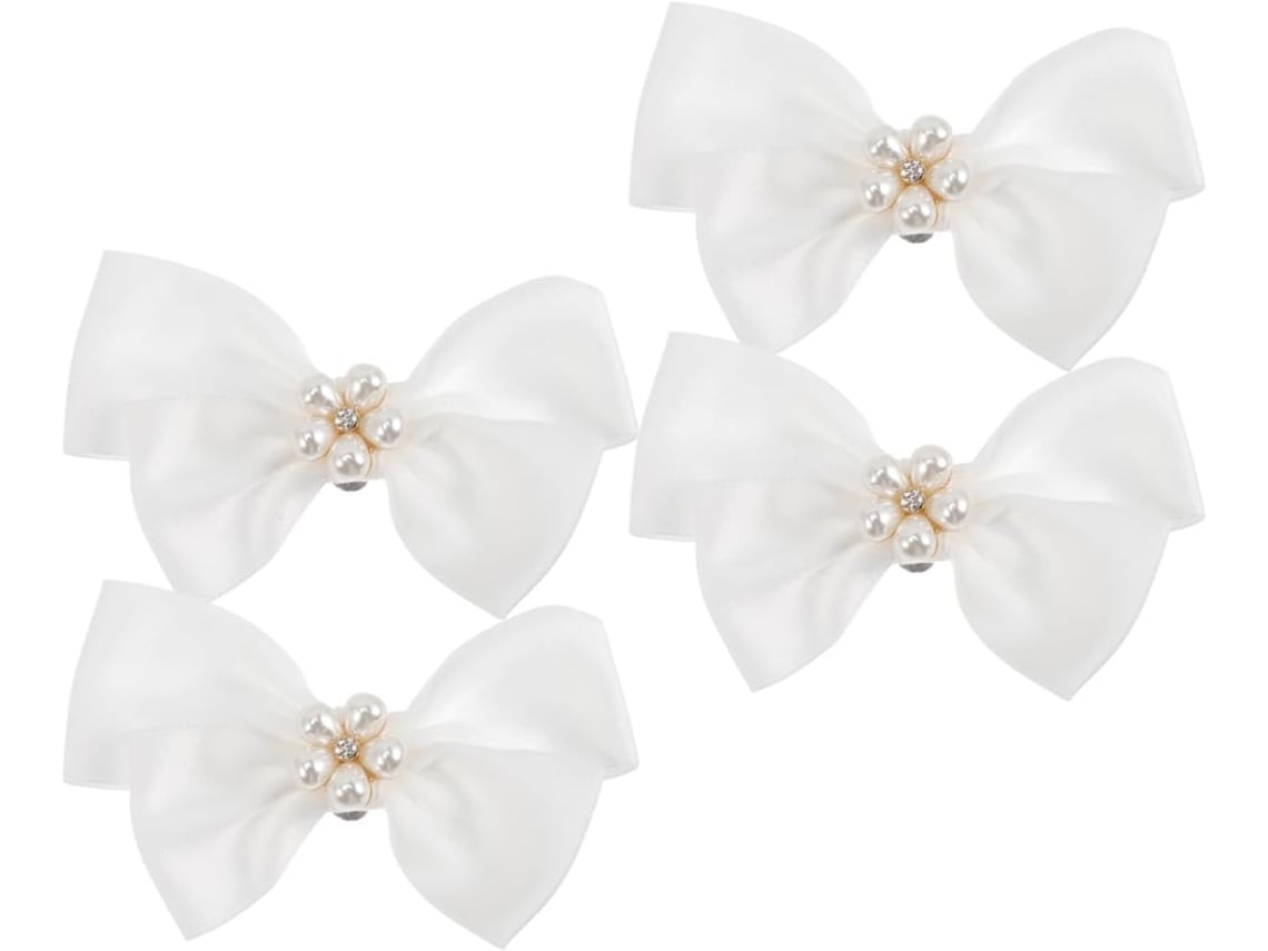 2 Pares De Presilhas Decorativas De Laço Para Sapatos Femininos, Enfeites Para Casamento.