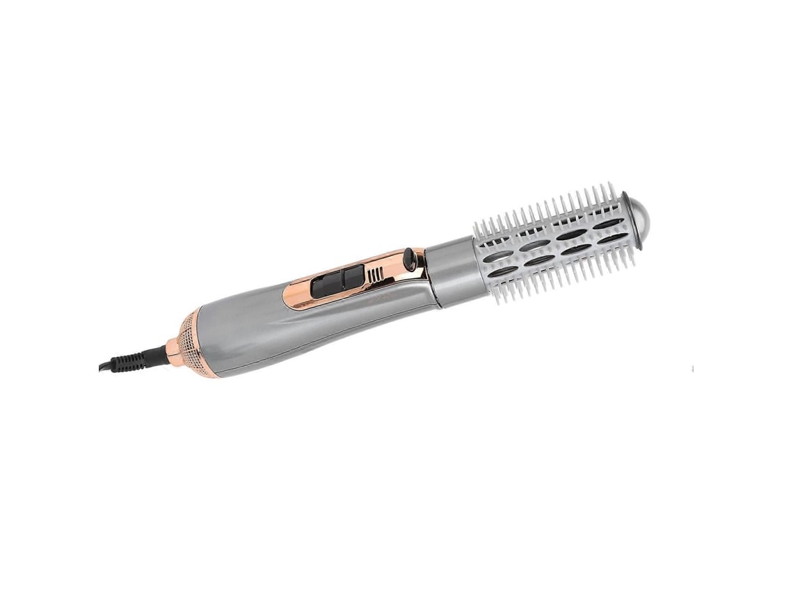 Escova Secadora De Cabelo 2 Em 1 De 800w Com Íons Negativos E Pente Modelador Intercambiável - Plugue Ue 220-240v