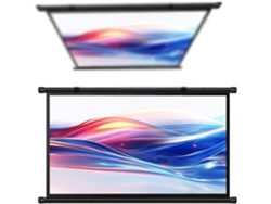 Pantalla de proyección portátil de 50 pulgadas, formato 4:3, para uso doméstico y exterior.