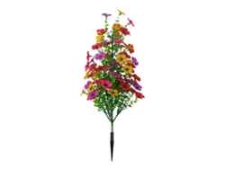 Estaca de flores artificiales para césped, decorativa, slowmoose
