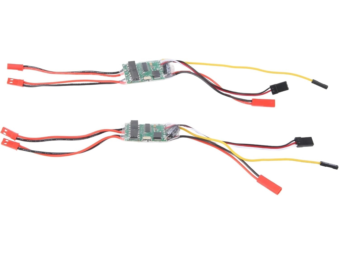 Controlador De Velocidad Bidireccional Con Escobillas Esc 2s-3s Lipo 5a Para Modelos De Barcos/tanques Rc 130 180