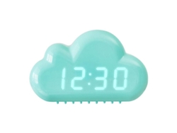 2026-reloj De Mesa Digital Con Luz Nocturna Nube Control De Voz Despertador Preciso Azul