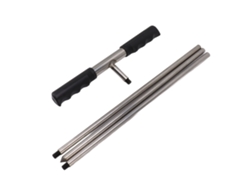 Sonda De Muestreo De Suelo Con Mango En T, Acero Inoxidable, Punta Afilada, Herramienta Ajustable Para Jardinería Y Agricultura.