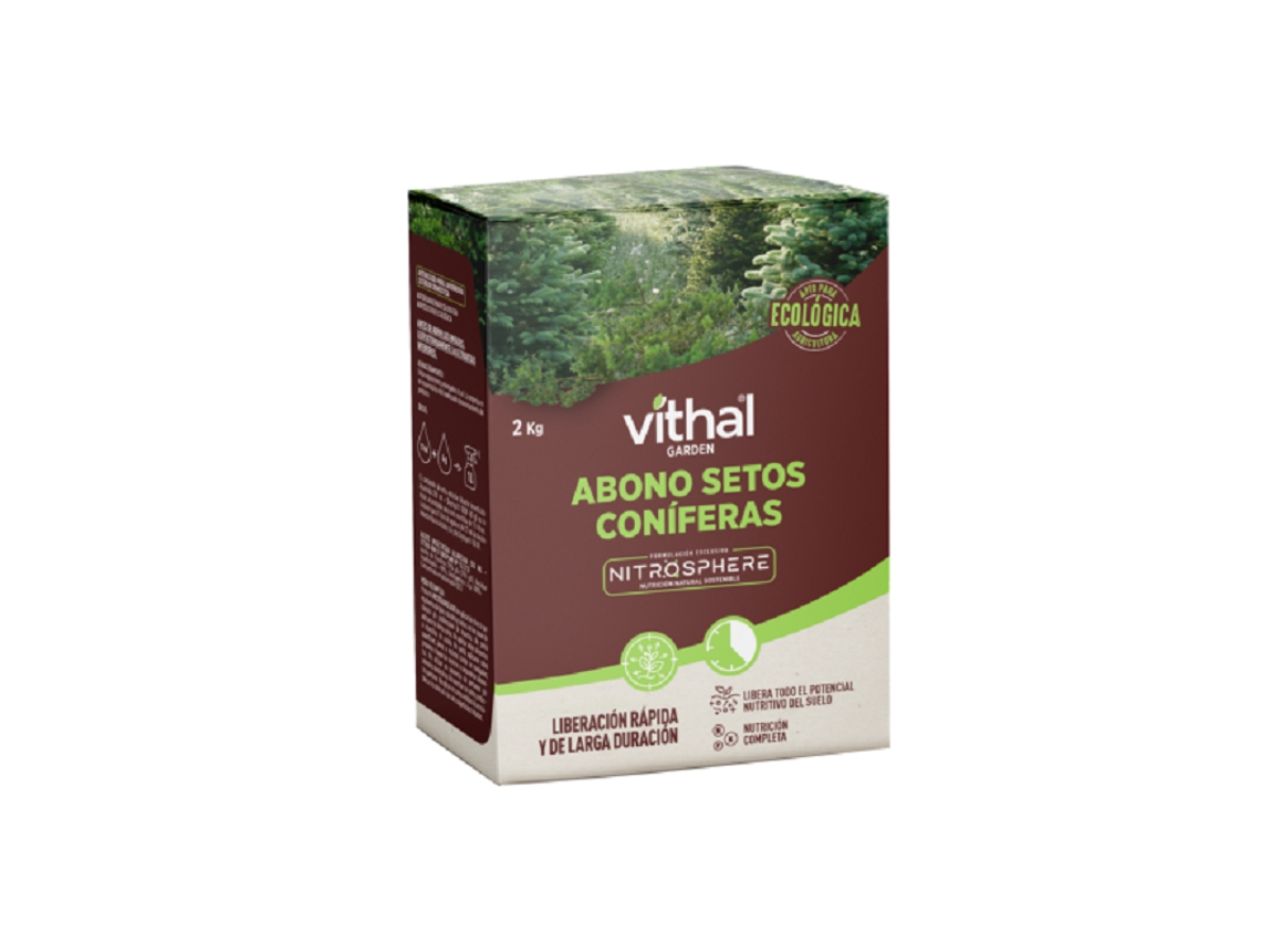 VITHAL GARDEN Fertilizante para sebes / coníferas Nitrosfera Plus 2 kg