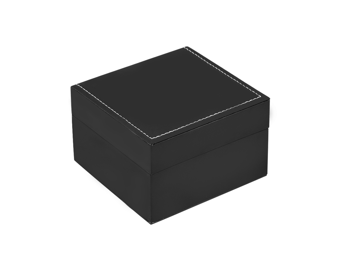 Caja De Almacenamiento Para Relojes De Pu Con Cojín De Felpa, Organizador De Regalos