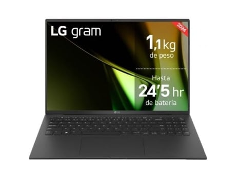 Portátil LG Gram 16ZD90S-G.AX75B Intel Core Ultra 7-155H/ 16GB/ 512GB SSD/ 16/ Sin Sistema Operativo