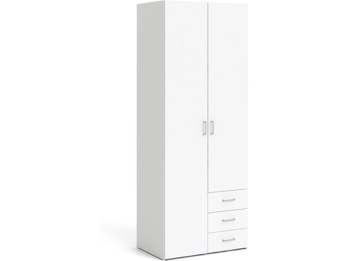 Armario DMORA Blanco (Laminado Lacado - 77x200x49.5 cm)