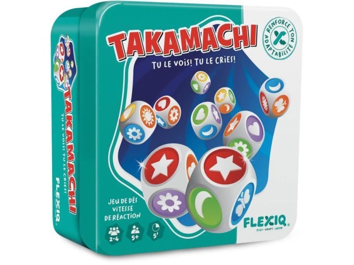 Juego de dados Takamachi Observación y velocidad Menos de 30 minutos Edades 5+ Asmodee