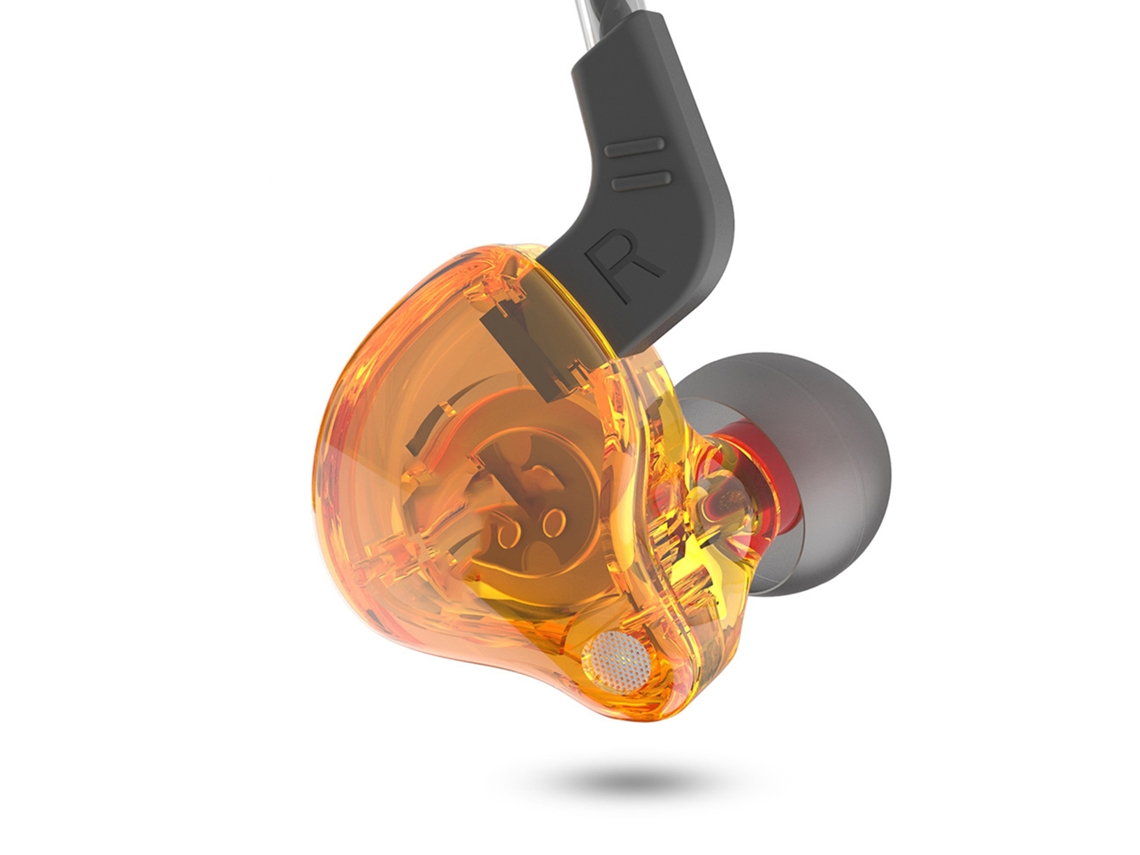 Auriculares Deportivos Qkz Ak6 Hifi Con Micrófono De 3,5 Mm Para Correr Y Escuchar Música.