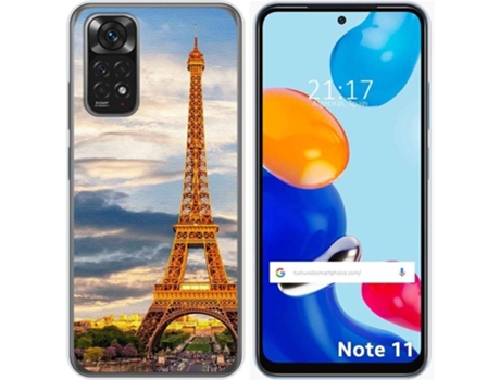 Carcasa Xiaomi Redmi Note 11 TUMUNDOSMARTPHONE Dibujos Paris Multicolor