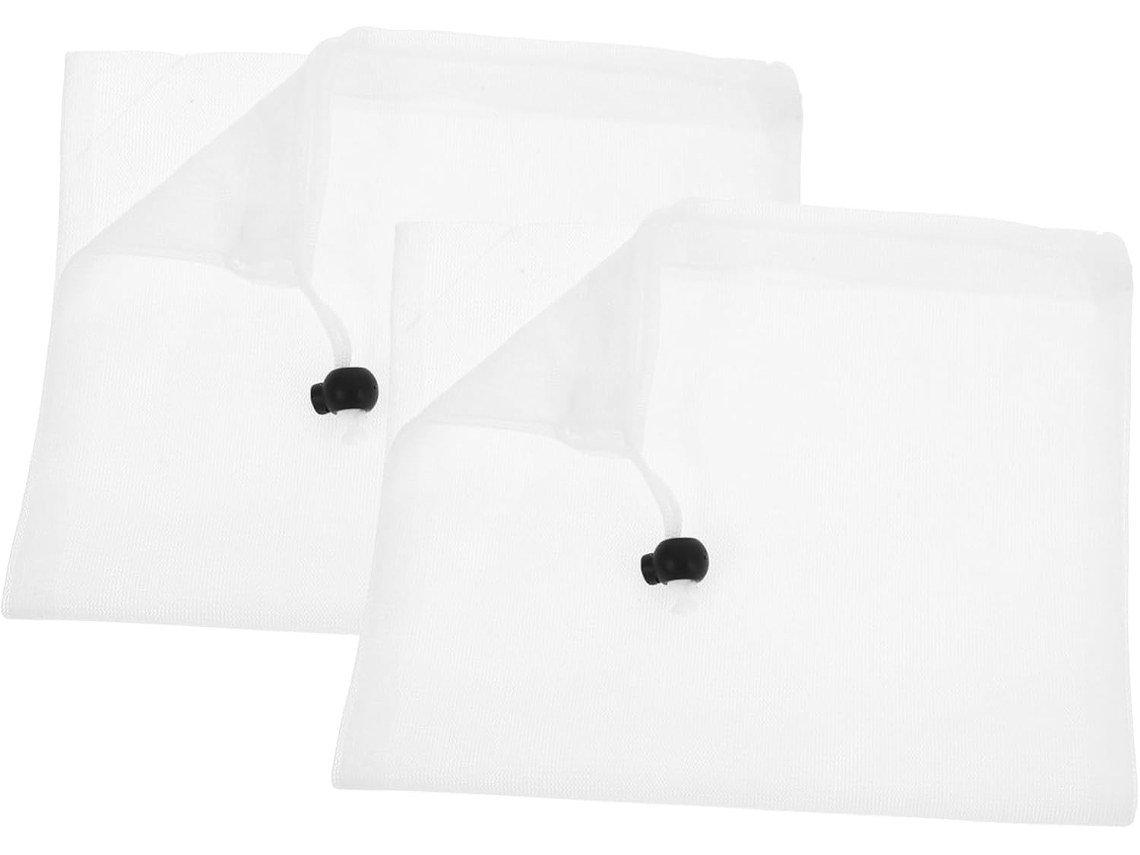 Bolsas De Filtro Para Piscinas Inoomp (paquete De 2) Fabricadas Con Malla Fina Para Sopladores De Hojas Y Limpiadores
