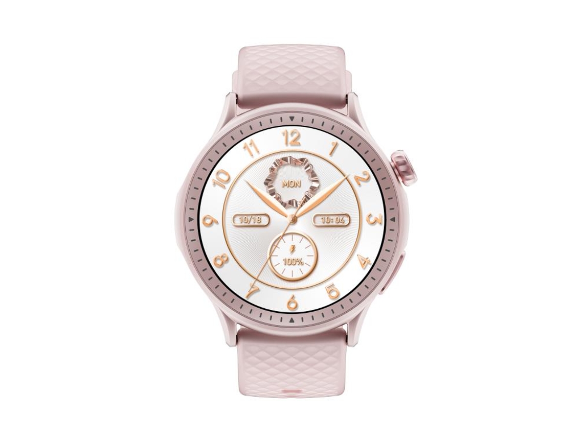 (rosa) Reloj Deportivo Inteligente Con Pantalla Amoled De 1,43 Pulgadas Y Monitorización De Frecuencia Cardíaca