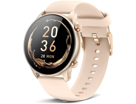 Smartwatch MDUG Monitor de Frequência Cardíaca Rosa