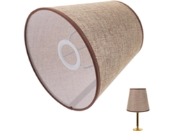 Lámpara de mesa ligera de tela E27 para dormitorio. SFUSHOS