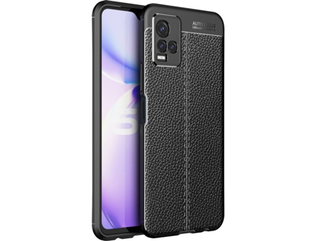 Funda Vivo Y21S Rugged Leather (Negro)