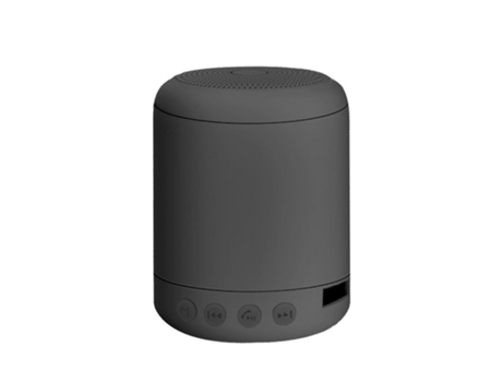 Altavoz Bluetooth Mini altavoz portátil 4.2 Batería incorporada 400Ma Soporte Tarjeta TF de 32 Gb Llamada manos libres Color frío Negro brillante