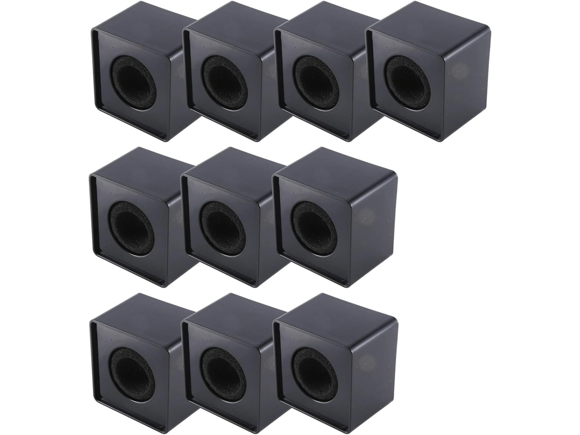 10 Unidades De Soportes Cuadrados Para Cabina De Entrevistas Con Micrófono Markflag Mic Station Cube