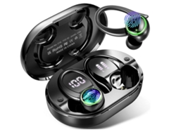 YEMAESRE Auriculares Bluetooth Sin Pantalla Estéreo con Cancelación de Ruido Negros