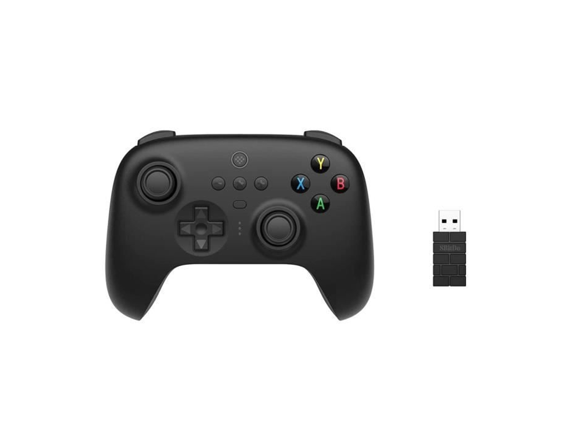 Mando 8Bitdo Ultimate 2.4Ghz Inalámbrico Windows PC Android y Raspberry Pi Negro