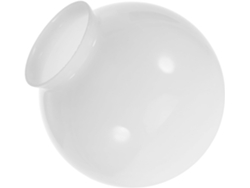 Elegante Sala De Estar De Diseño Esférico En Color Blanco.