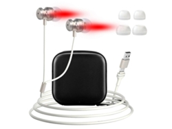 Dispositivo de protección auditiva infrarroja con luz roja, auriculares con luz roja contra PU8621