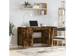Escritorio | Mesa | Escritorio de 140x50x75 cm. Fabricado en madera de roble ahumado.