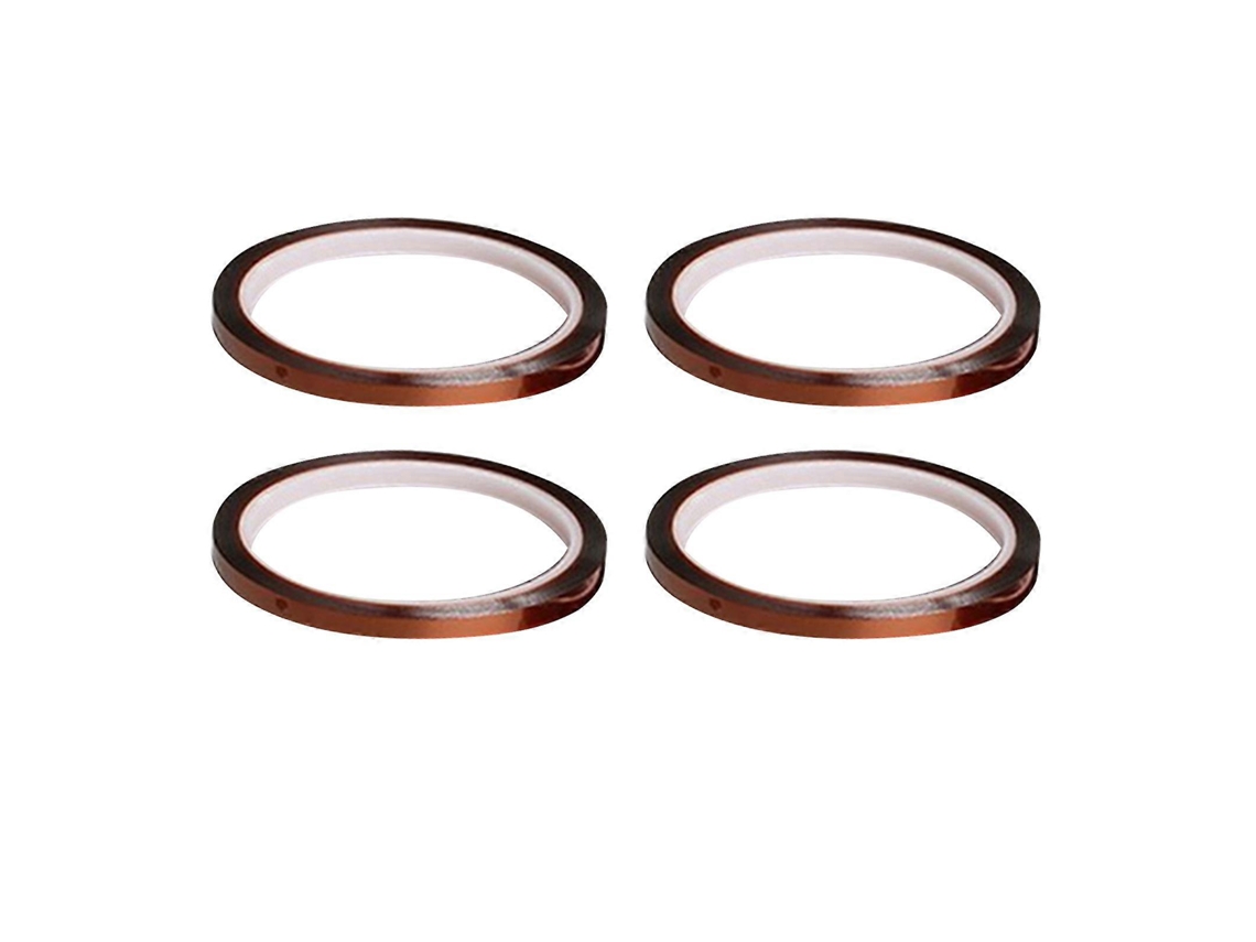 4 rollos de cintas térmicas de 0,5 cm x 33 m, resistentes a altas temperaturas y con aislamiento por sublimación, de Rosewell.