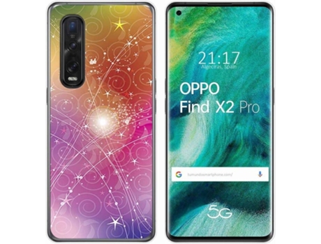 Carcasa Oppo Find X2 Pro TUMUNDOSMARTPHONE Abstracto Multicolor
