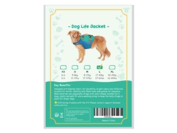 Chaleco Salvavidas Ajustable Para Perros De Tejido Resistente 800d Con Flotabilidad Segura.