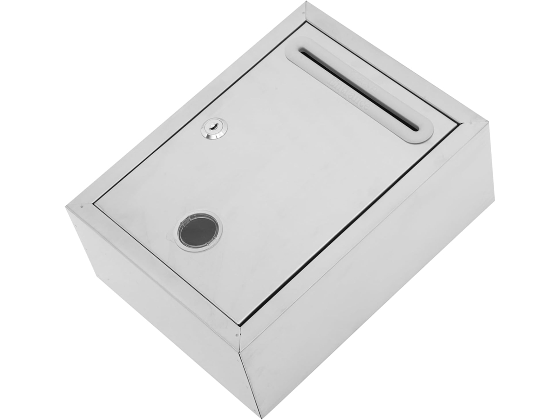 Buzón De Acero Inoxidable Para Montaje En Pared Con Cerradura De Sugerencia Práctica
