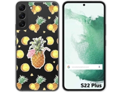 Carcasa Samsung Galaxy S22 Plus 5G TUMUNDOSMARTPHONE Dibujos Transparente Piña Multicolor