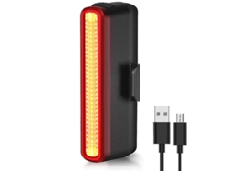 Luz Trasera Bicicleta 30lumens Freno Inteligente Ipx6 Negra Yizhood