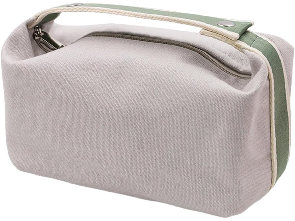 Bolsa de viaje, bolsa de maquillaje portátil, organizador de maquillaje para mujer con asa Gokoco