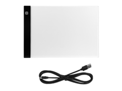Tablero de dibujo con luz LED A4, mesa de trazado para niños artistas con cable, 1 unidad