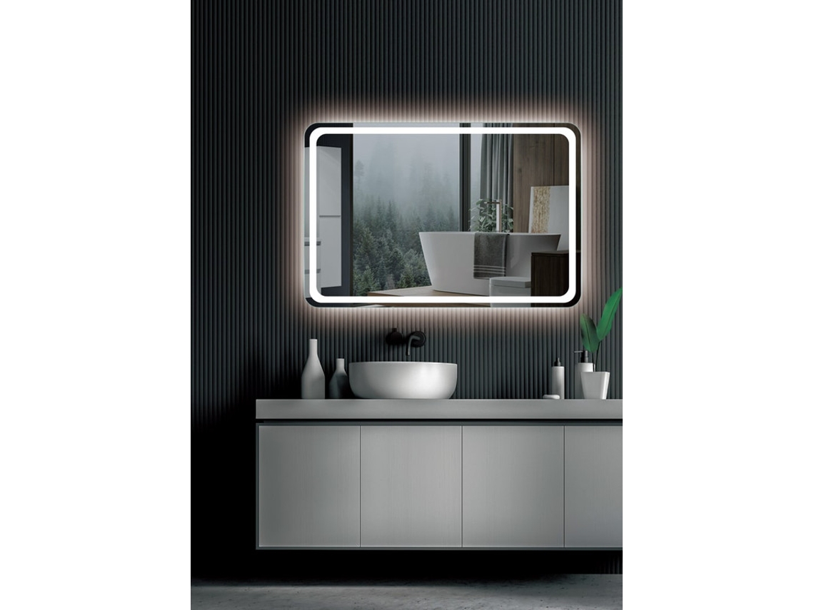 Espejos led para baño retroiluminado 120x80cm luz Frontal fría MICE COLLECTION