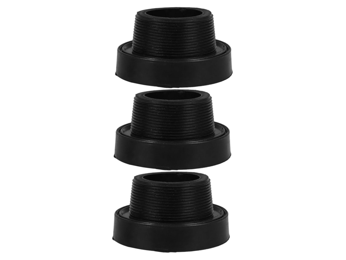 Juego de 3 anillos de goma para inodoro, sello de goma duradero, aislamiento de olores Gokoco