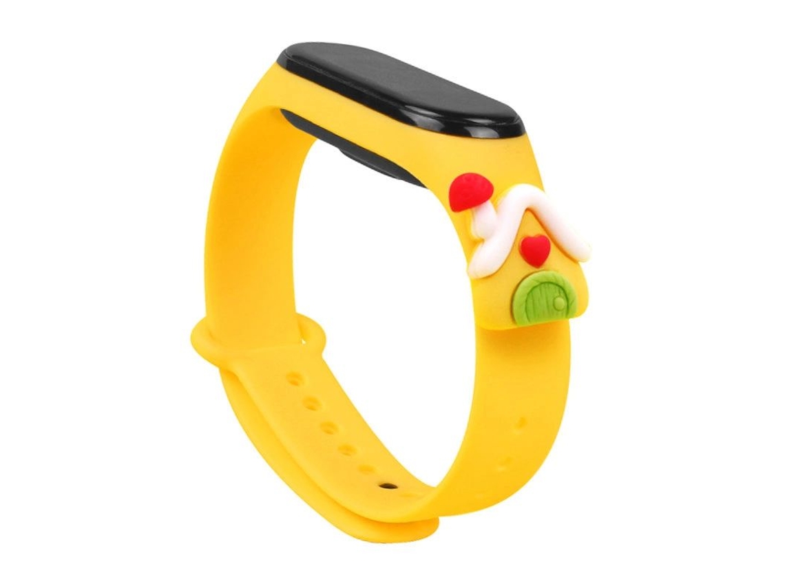pulsera de navidad para su Xiaomi Mi Band 4 / Mi Band 3 - amarillo