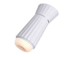 Masturbador Masculino Eléctrico Con Ventosa, Interacción, Voz Y Vibración, Regalo Para Hombres, Color Blanco.