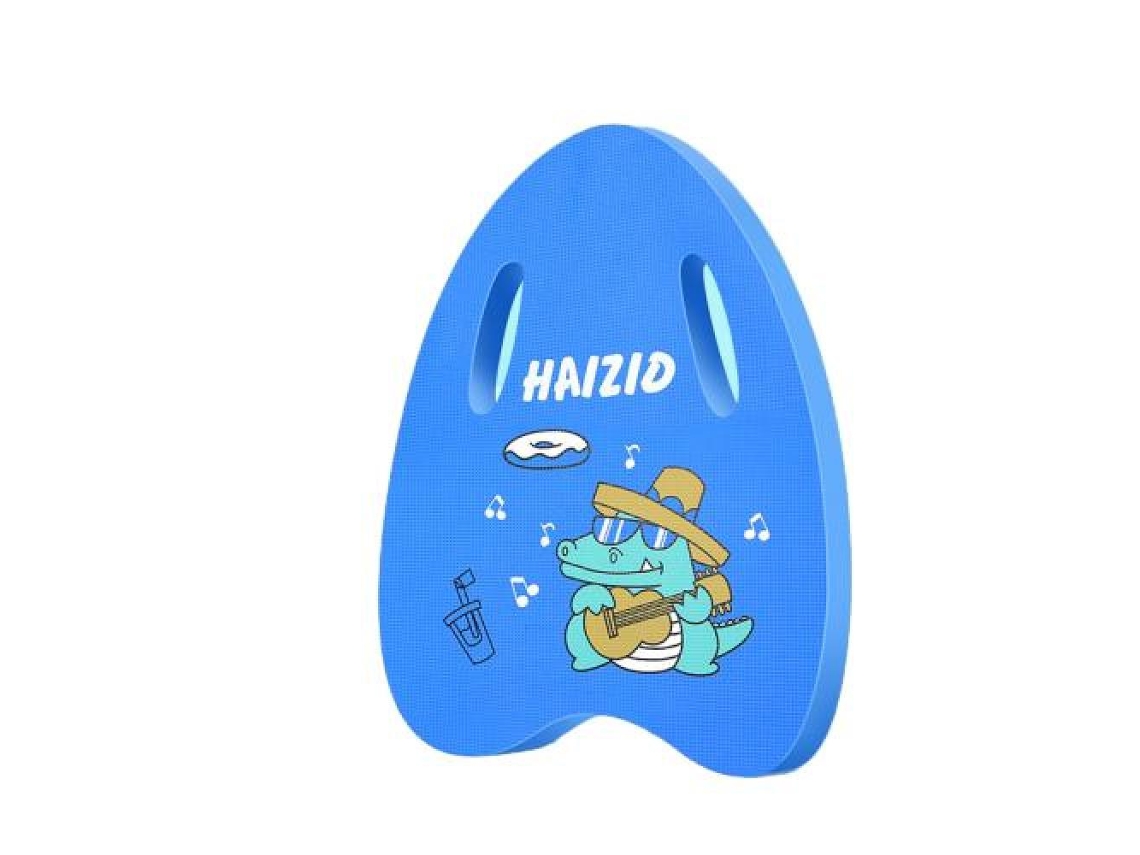 Tabla de natación para niños con correas y estampado de dibujos animados, de 3 a 6 años
