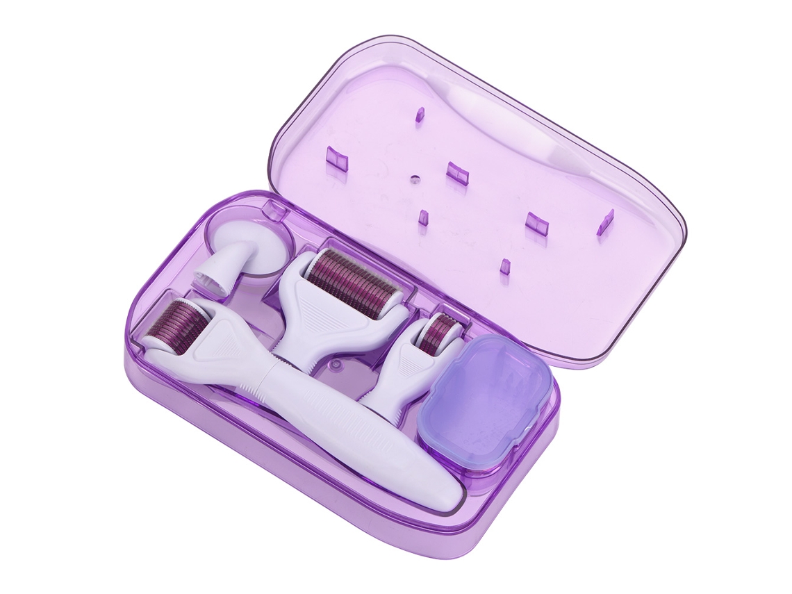 Rodillo Derma 6 En 1 Con Microagujas Para El Tratamiento De Cicatrices Faciales.