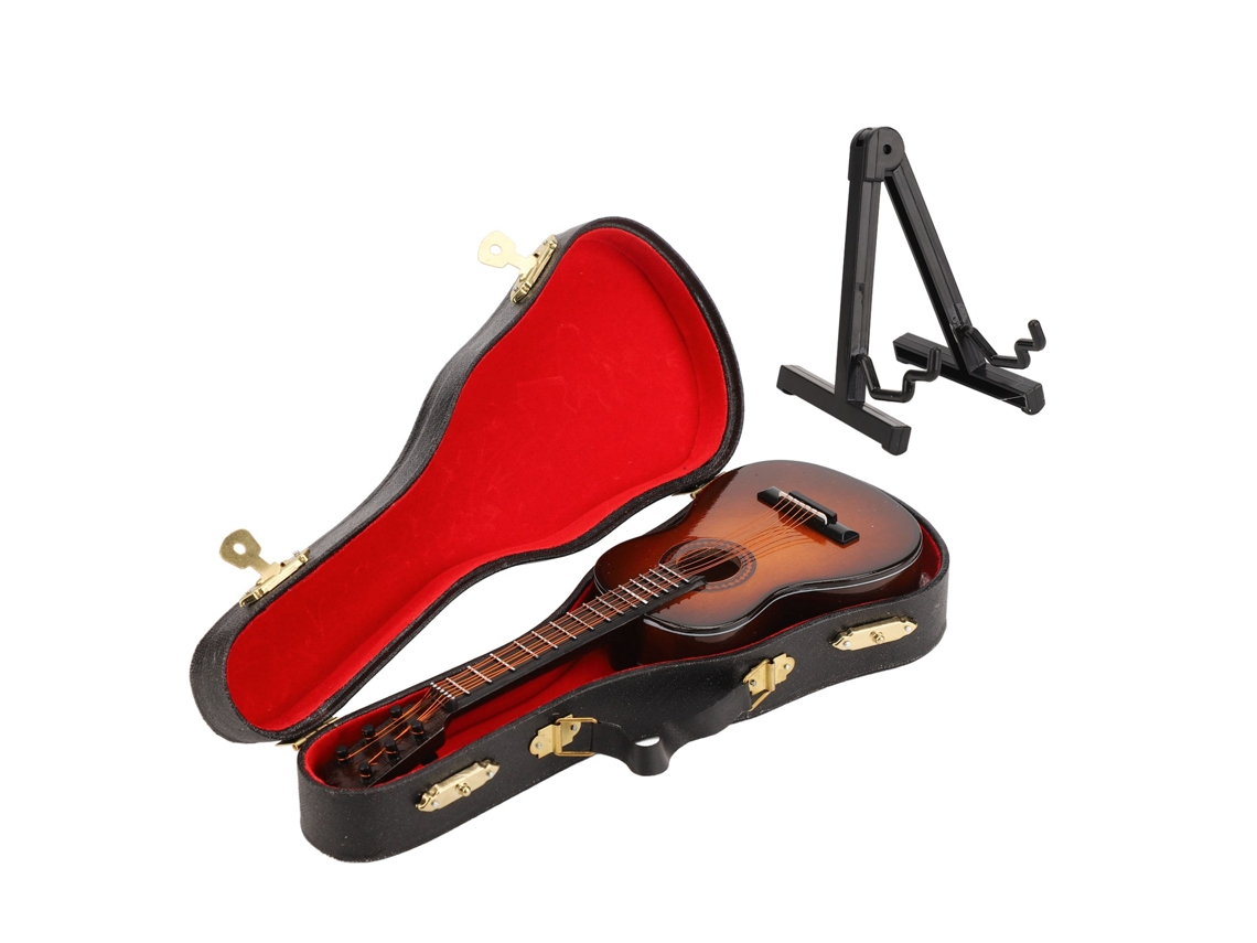 Modelo de guitarra eléctrica en miniatura 2026, caoba blanca, 20 cm, para decoración del hogar.