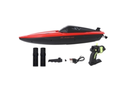Lancha De Carreras Eléctrica Teledirigida De 2,4 Ghz Con Doble Motor Y Casco Impermeable.