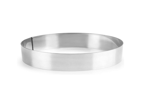 Anillo redondo para tartas LACOR 18/10 - 10x3,5 cm